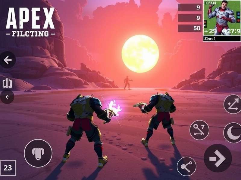 Apex Legends Mobile iOS Store Screenshot showing gameplay action
