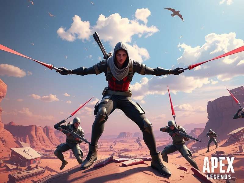 Apex Legends Mobile gameplay screenshot showing characters in action