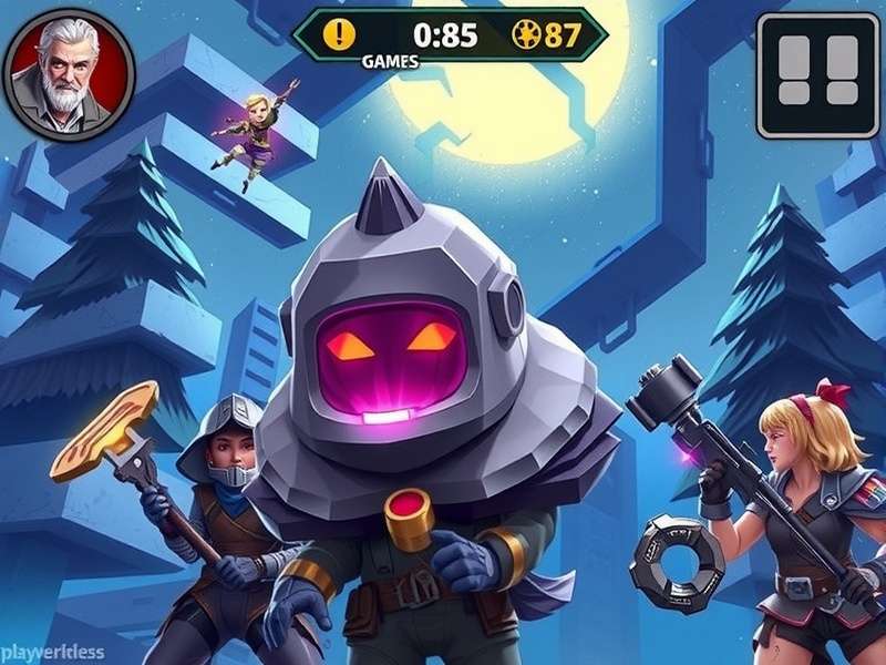 Apex Legends Mobile squad engaging in combat on Kings Canyon map