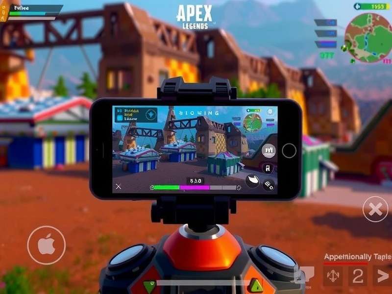 Apex Legends Mobile gameplay handcam close-up