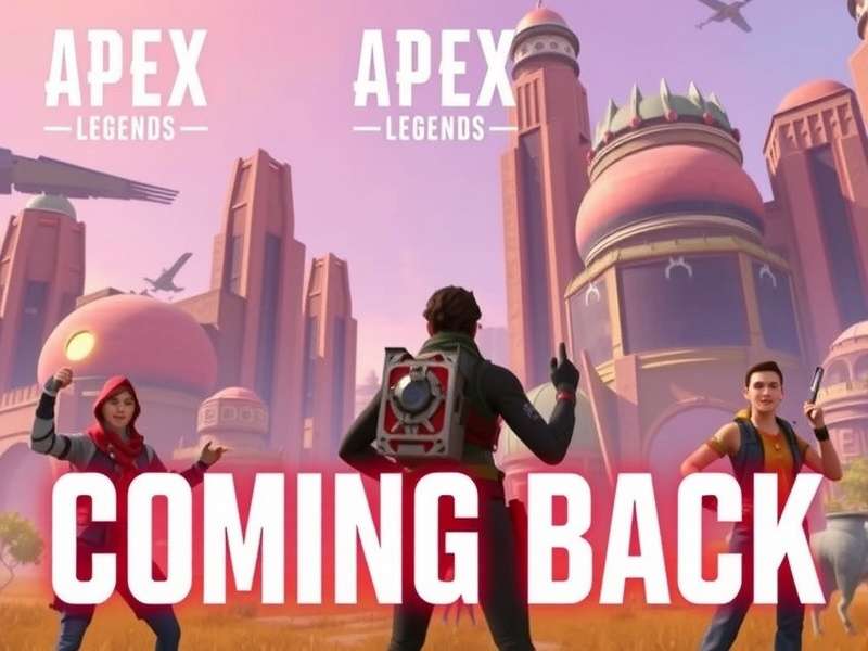 Apex Legends Mobile characters Wraith and Fade in action, hinting at the game's return