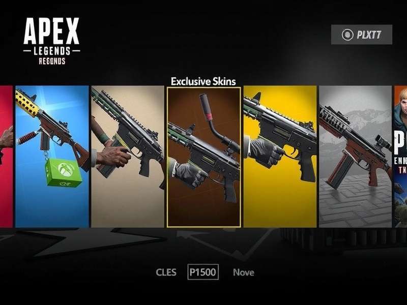 Apex Legends Mobile exclusive skins collection showcase