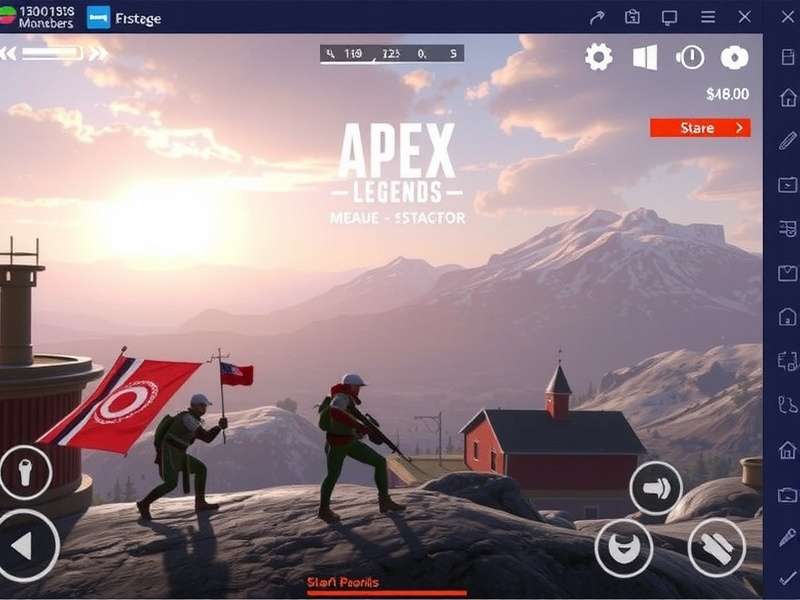 Apex Legends Mobile Gameplay Interface and Characters