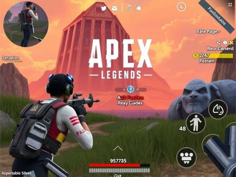 Screenshot of an iPhone showing Apex Legends Mobile download error message