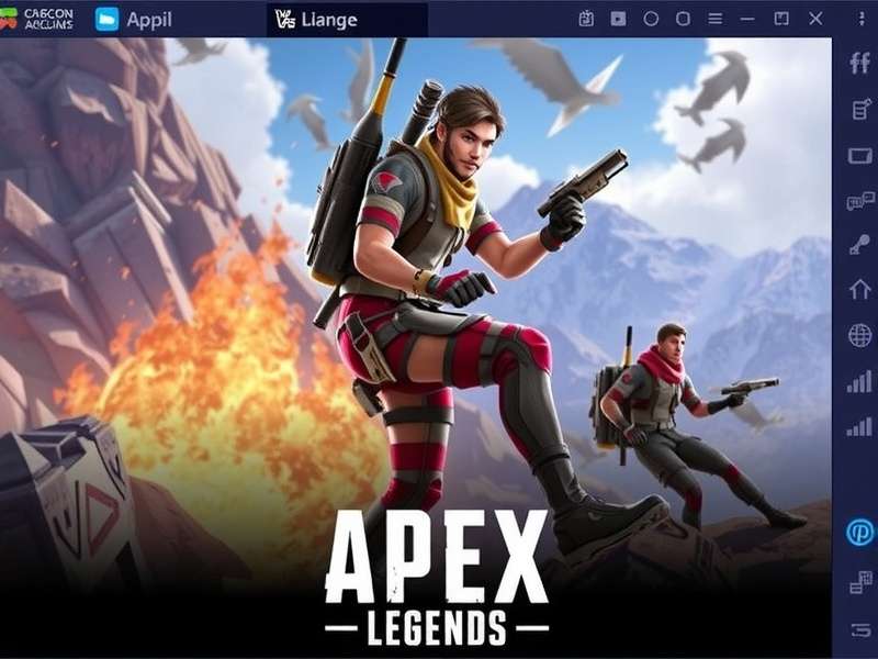 Gaming smartphone with Apex Legends gameplay on screen
