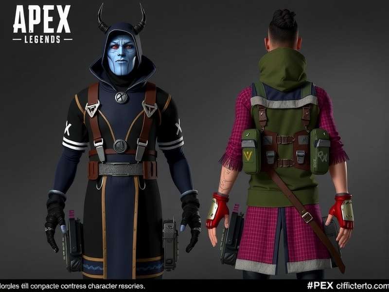 Collage of Apex Legends characters in action showcasing different hitboxes and abilities