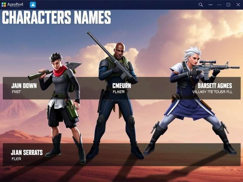 Apex Legends Mobile Characters Roster showcasing all available Legends