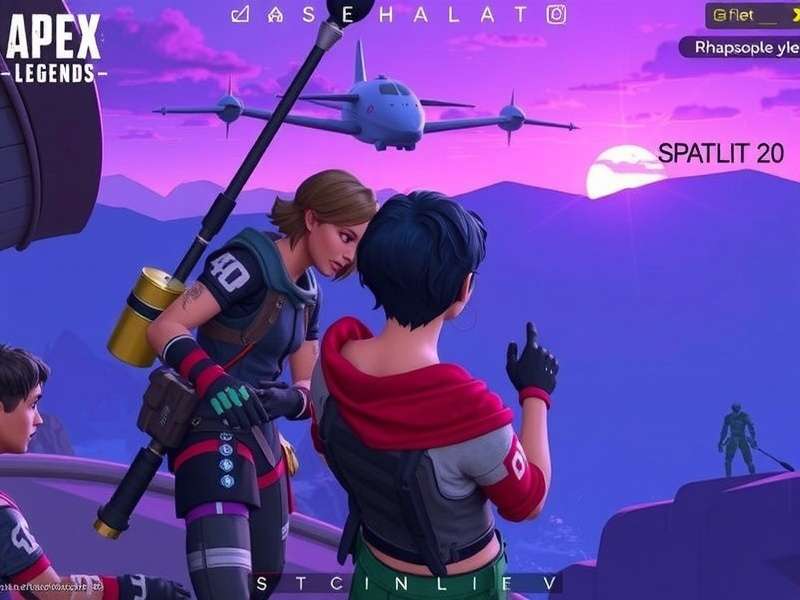 Rhapsody in action in Apex Legends Mobile, using her abilities in a fiery battlefield