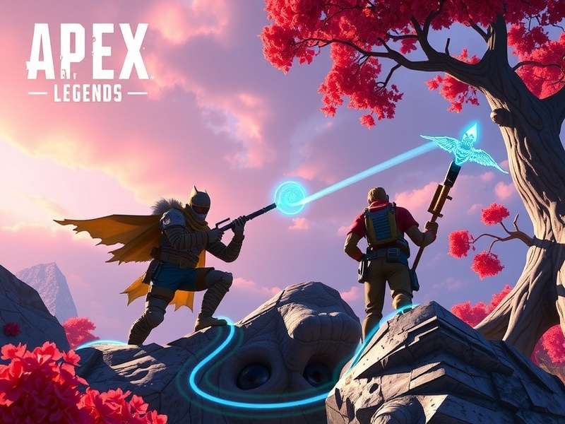 Apex Legends Mobile gameplay on Gameloop emulator with keyboard and mouse setup