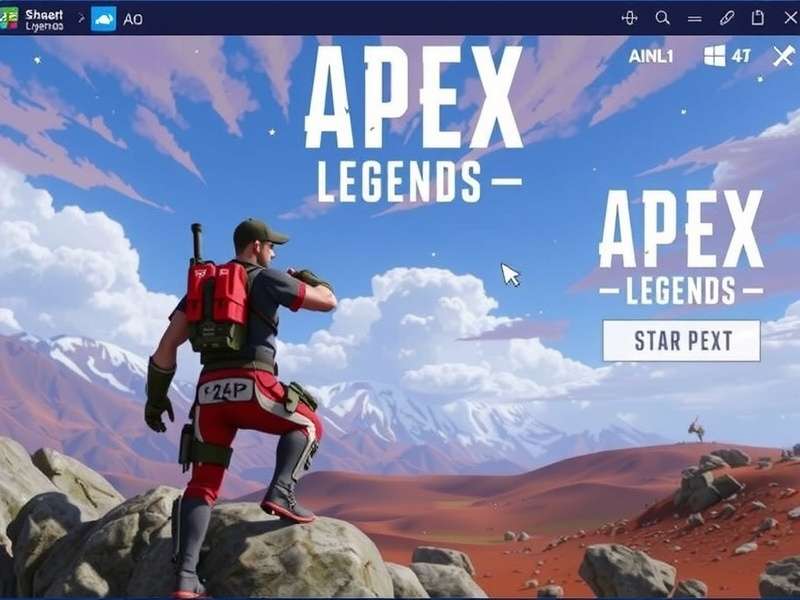 Apex Legends Mobile running on Windows 10 PC with Gameloop emulator
