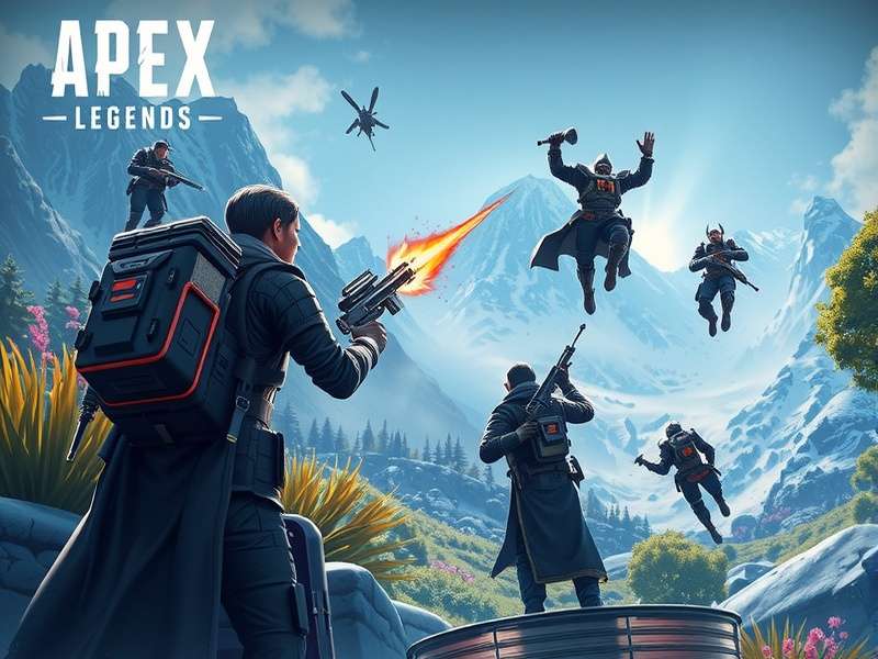 Apex Legends Mobile gameplay on emulator screen