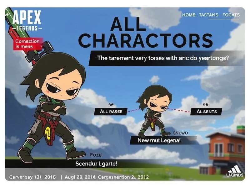 Apex Legends all characters squad lineup in action