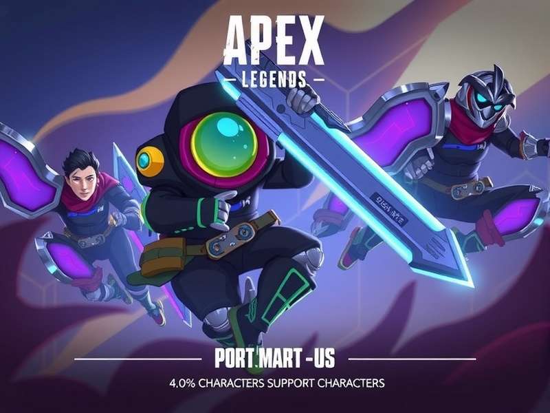 Apex Legends Support Characters lineup featuring Lifeline, Gibraltar, Newcastle and Bangalore