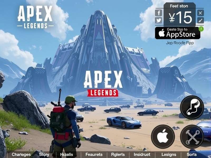 Apex Legends Mobile gameplay on iPhone showing character selection screen