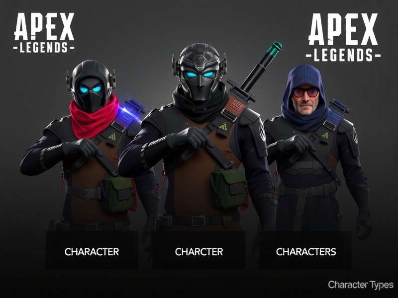 Apex Legends Character Types overview banner - Assault, Recon, Support, Controller, Skirmisher classes