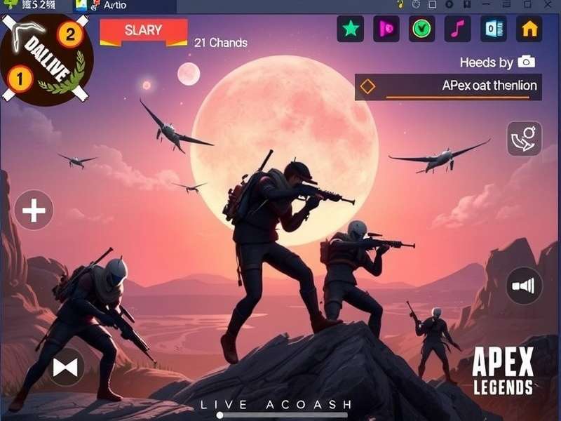 Apex Legends Mobile iOS gameplay action screenshot with legends in battle