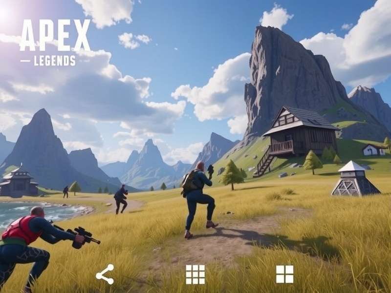 Apex Legends Mobile revival concept art with Indian community backdrop