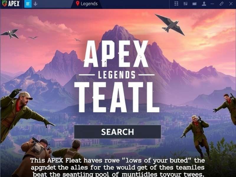 Apex Legends Mobile App hero banner showing game characters and Indian community theme