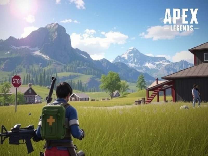 Apex Legends Mobile iOS Download Beta banner showing game characters and Indian flag colors
